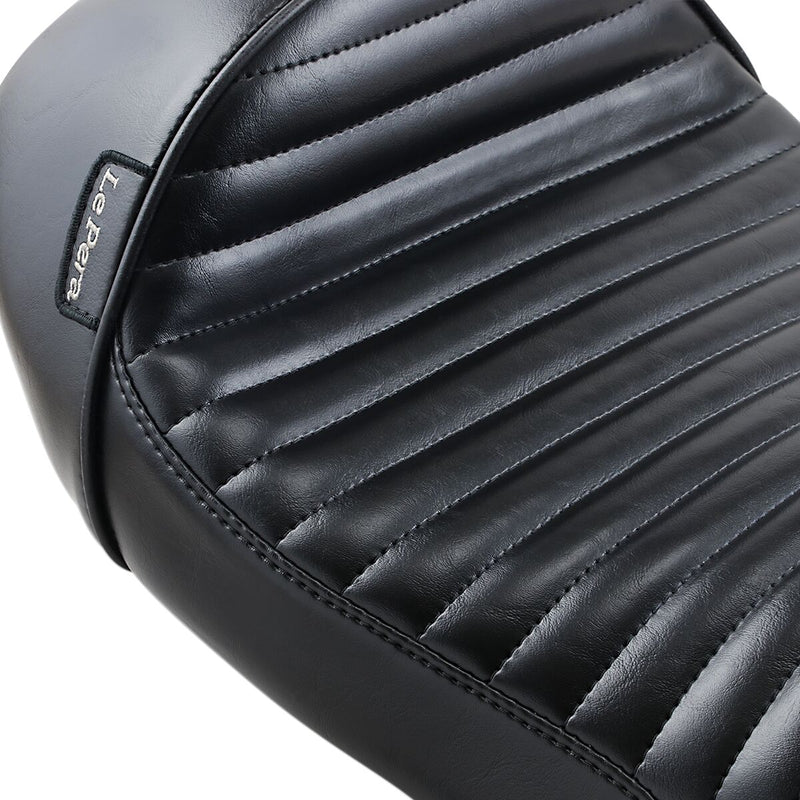 Le Pera Stubs Cafe Seat Black Solo Seat Vinyl #LK-427PT