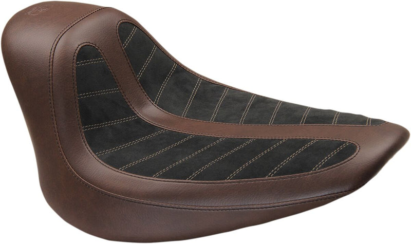 Mustang Fred Kodlin Signature Series Brown And Black Solo Seat For Harley-Davidson 13-17 Breakout Models