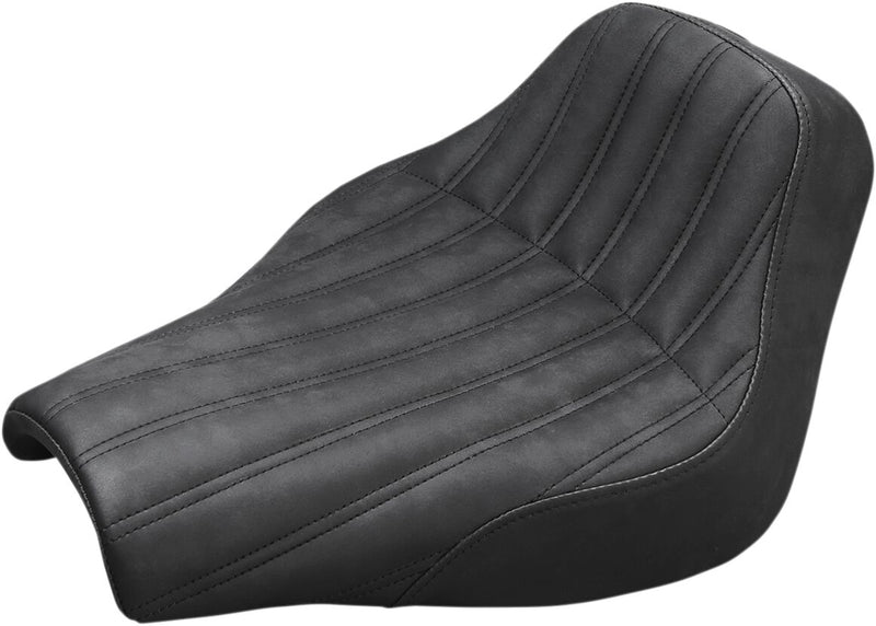 Saddlemen Knuckle Renegade Solo Seat for 2018-2026 Harley-Davidson Softail Motorcycles Black