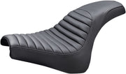 Saddlemen Black Profiler Tuck 'N Roll Seat for 2018-2019 Harley-Davidson Softail Fat Bob - FXFB and 2018-2023 Harley-Davidson Softail Fat Bob 114 - FXFBS Motorcycles #818-28-148