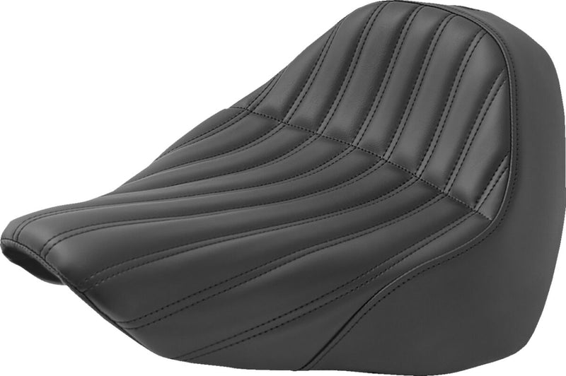 Saddlemen Knuckle Solo Seat for 2018,2023-2026 Harley-Davidson Softail Motorcycles Black