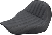 Saddlemen Seat Renegade Knuckle Solo in Black For 2018-2025 Harley-Davidson Softail Low Rider FXLR/ Sport Glide FLSB Models Black Fitment Harley-Davidson