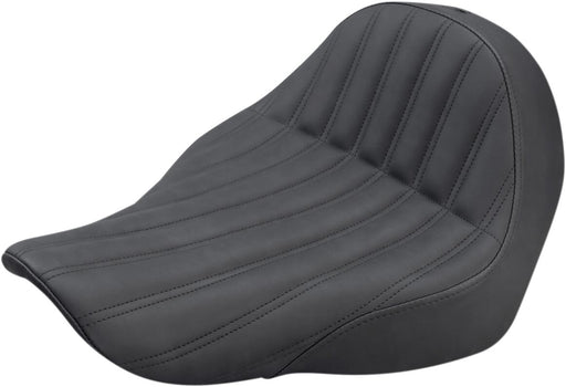 Saddlemen Seat Renegade Knuckle Solo in Black For 2018-2025 Harley-Davidson Softail Low Rider FXLR/ Sport Glide FLSB Models Black Fitment Harley-Davidson