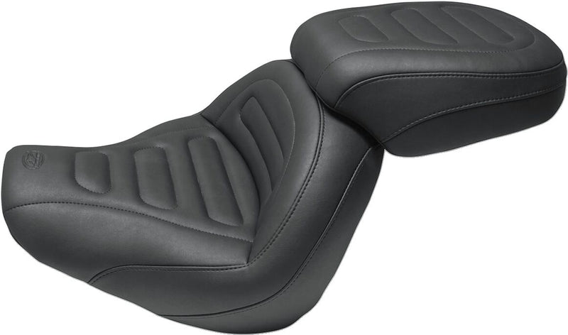 Mustang Max Profile Passenger Touring Seat Black Vinyl Each