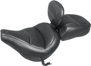 Mustang Max Profile Passenger Touring Seat for 2018-2026 Harley-Davidson Black Vinyl #79331