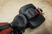 Mustang Max Profile Passenger Touring Seat for 2018-2026 Harley-Davidson Black Vinyl Each