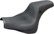 Saddlemen Black Speed Merchant Seat for 2018-2023 Harley-Davidson Softail Fat Bob 114 - FXFBS and 2018-2019 Harley-Davidson Softail Fat Bob - FXFB Motorcycles