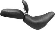 Mustang Seats Vintage Wide Tripper Passenger Seat for 2021-2024 Harley-Davidson Softail Street Bob - FXBBS and 2018-2020,2025-2026 Harley-Davidson Softail Street Bob - FXBB Motorcycles Black