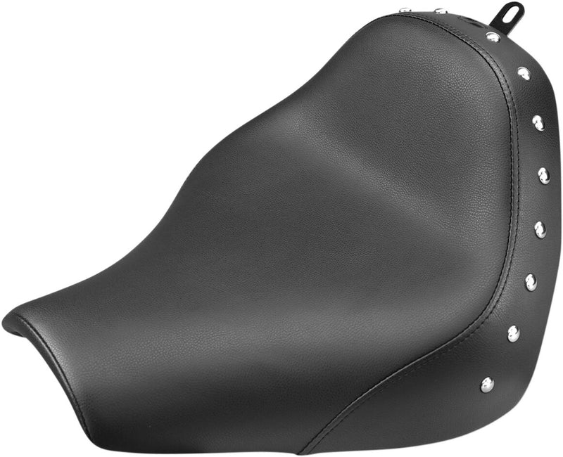 Saddlemen Renegade Solo Seat in Black With Chrome Studs For 2018-2022 Softail Breakout Models #818-31-001