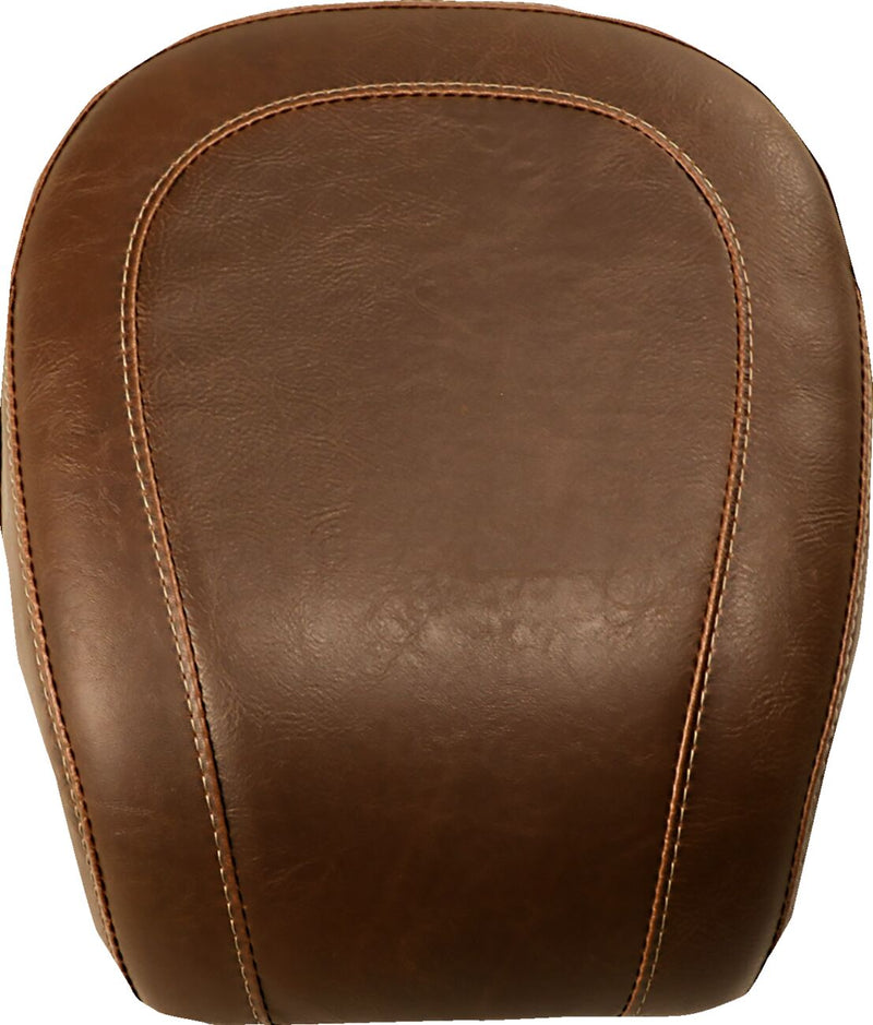 Mustang Seats Brown Wide Tripper Vintage Stitch Passenger Seat for 2018-2020,2025-2026 Harley-Davidson Softail Street Bob - FXBB and 2021-2024 Harley-Davidson Softail Street Bob - FXBBS Motorcycles #83030