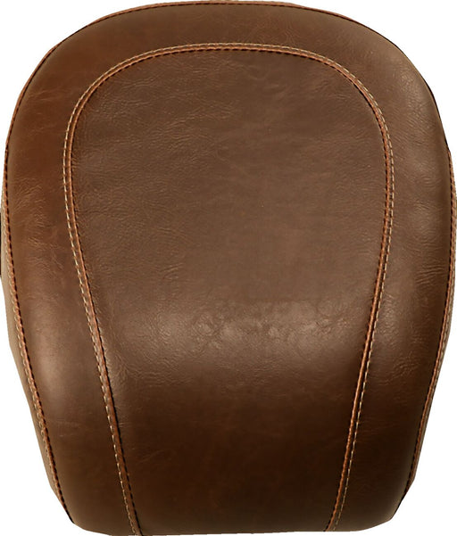 Mustang Seats Brown Wide Tripper Vintage Stitch Passenger Seat for 2018-2020,2025-2026 Harley-Davidson Softail Street Bob - FXBB and 2021-2024 Harley-Davidson Softail Street Bob - FXBBS Motorcycles
