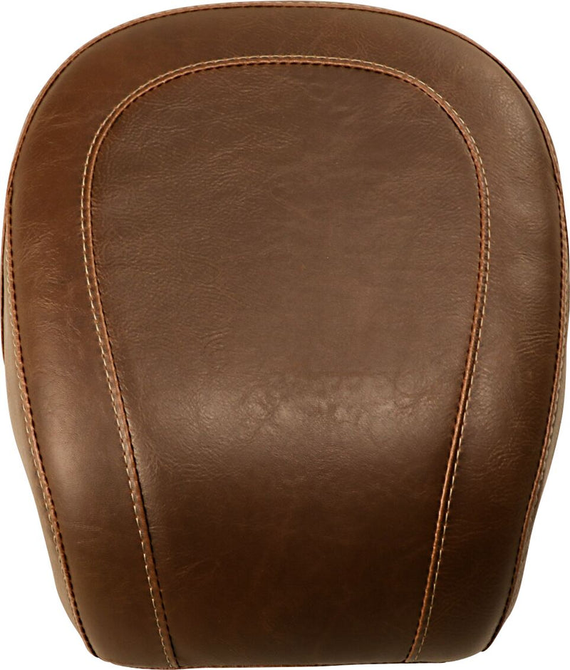 Mustang Seats Brown Wide Tripper Vintage Stitch Passenger Seat for 2018-2020,2025-2026 Harley-Davidson Softail Street Bob - FXBB and 2021-2024 Harley-Davidson Softail Street Bob - FXBBS Motorcycles #83030