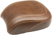 Mustang Seats Brown Wide Tripper Vintage Stitch Passenger Seat for 2018-2026 Harley-Davidson Softail