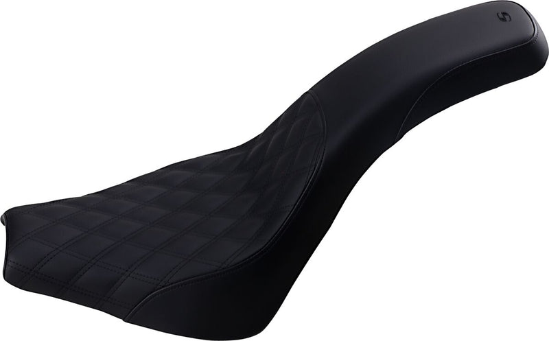 Saddlemen Profile LS Seat for 2018-2026 Harley-Davidson Softail Motorcycles Black