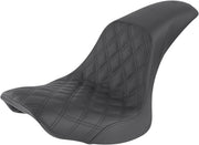 Saddlemen Profile LS Seat for 2006-2017 Harley-Davidson Heritage Softail and 2006-2017 Harley-Davidson Softail Deluxe Motorcycles Black
