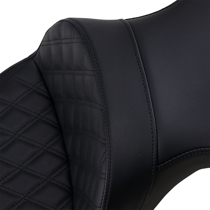 Saddlemen Explorer Lattice Stitch Touring Seat w/o Backrest for 2018-2020 Harley-Davidson Softail Breakout 114 - FXBRS and 2018-2019 Harley-Davidson Softail Breakout - FXBR Motorcycles