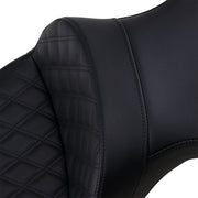 Saddlemen Explorer Lattice Stitch Touring Seat w/o Backrest for 2018-2020 Harley-Davidson Softail Breakout 114 - FXBRS and 2018-2019 Harley-Davidson Softail Breakout - FXBR Motorcycles Black #818-31-029LS