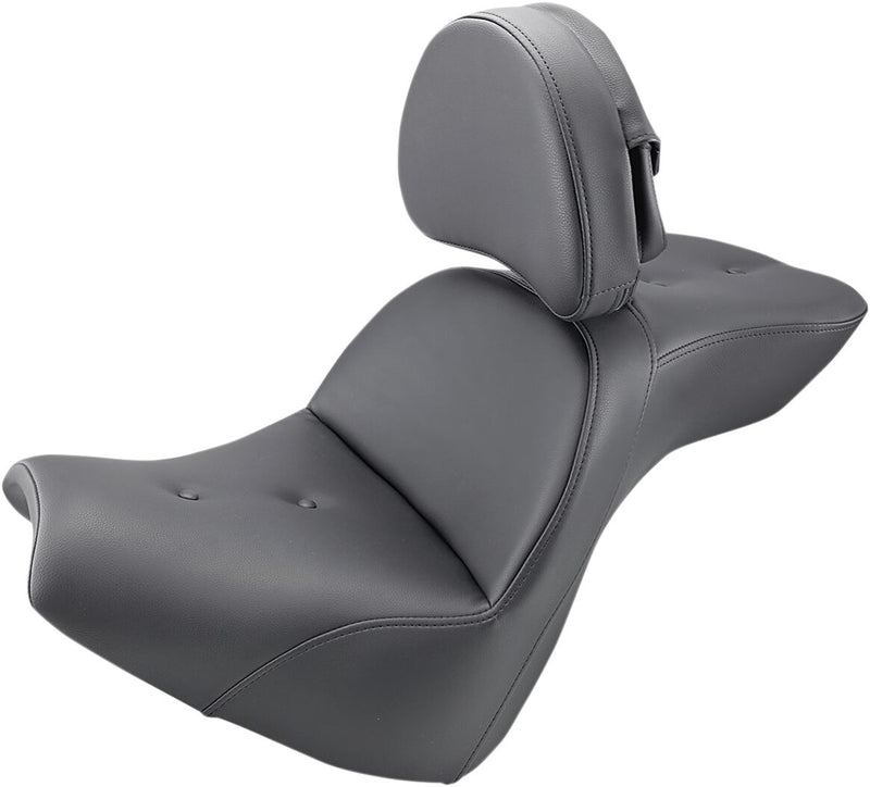 Saddlemen Explorer PT Seat With Driver's Backrest in Black For 2018-2022 Softail Breakout Models