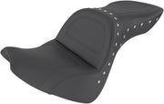 Saddlemen Explorer Special Seat in Black With Chrome Studs For 2018-2022 Softail Breakout Models