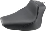 Saddlemen Heels Down Solo Seat w/o Drivers Backrest for 2000-2006 Harley-Davidson Softail Motorcycles Black