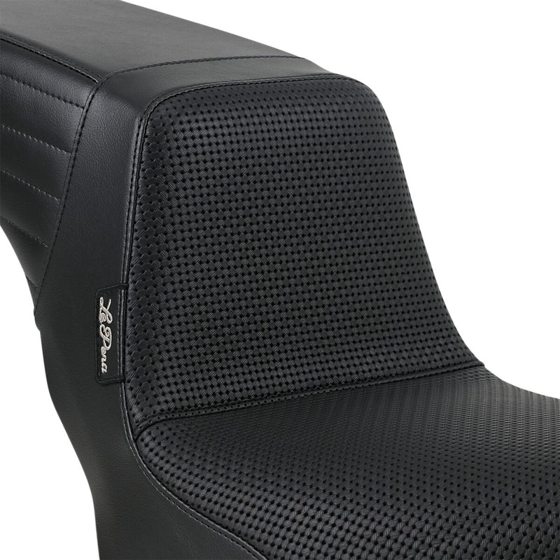 Le Pera KickFlip Basket Weave Seat For Harley-Davidson 2018-2025 Softail FXBR Breakout Models