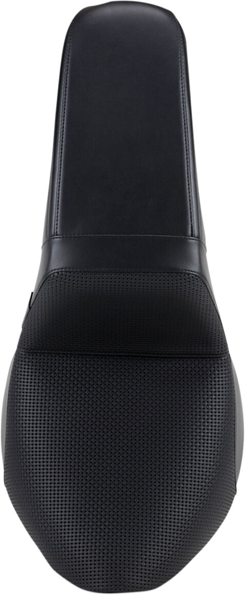 Le Pera KickFlip Basket Weave Seat For Harley-Davidson 2018-2025 Softail Deluxe FLDE & Heritage FLHC Models #LYX-590BW