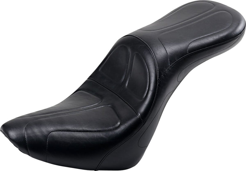 Le Pera Maverick Daddy Long Legs Seat Black One-Piece Vinyl