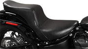 Le Pera Cherokee Smooth Seat For Harley-Davidson 2018-2025 Softail FXLR/FXLRS Low Rider & FLSB Sport Glide Models Black