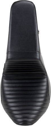 Le Pera Kickflip Seat Black 2-Up Seat BikerTec Vinyl Each