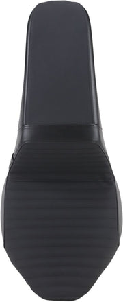 Le Pera Kickflip Seat Black 2-Up Seat BikerTec Vinyl #LYR-590PTGP