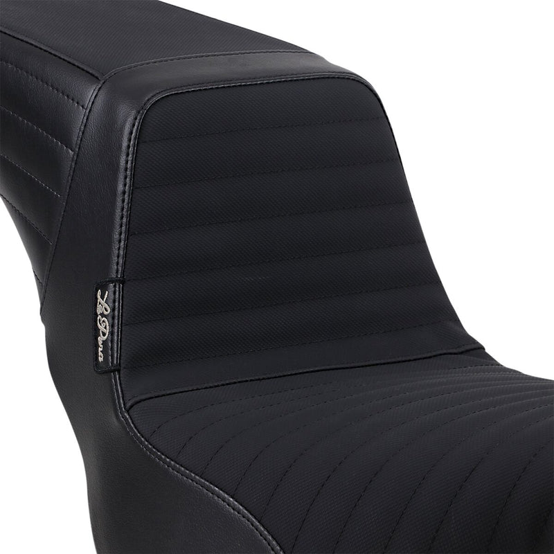 Le Pera Kickflip Seat Black 2-Up Seat BikerTec Vinyl Each