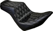 Le Pera Tailwhip Seat Black 2-Up Seat BikerTec #LYR-580DD