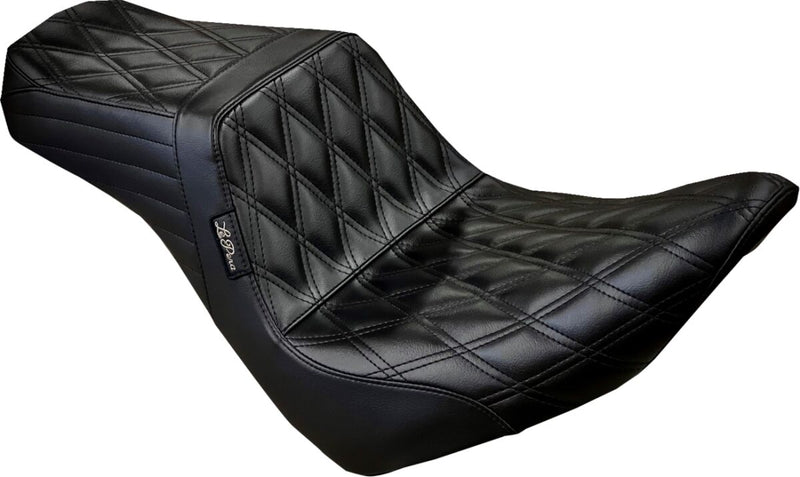 Le Pera Tailwhip Seat Black 2-Up Seat BikerTec #LYR-580DD