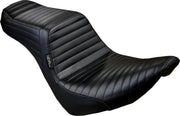 Le Pera Tailwhip Seat Black 2-Up Seat BikerTec #LYR-580PT