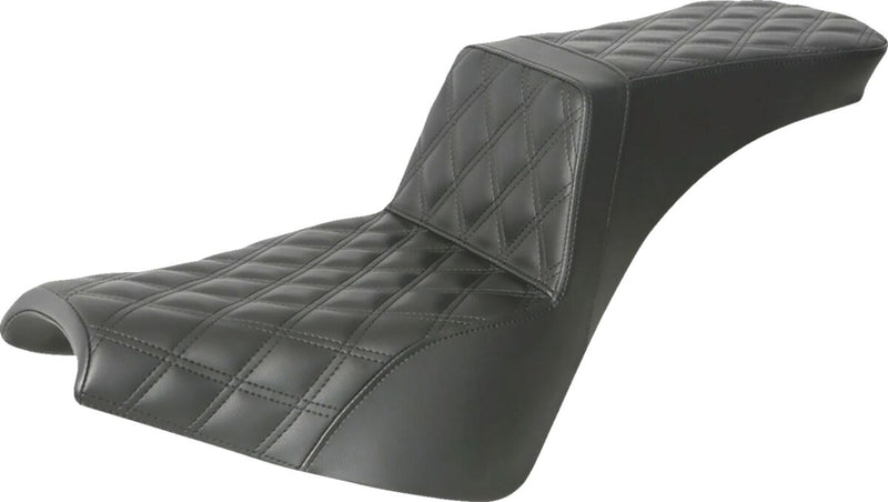 Saddlemen Step-up Seat - Each, Saddlehyde™, 2-Up Seat - Black for Harley-Davidson Softail 2018-2026