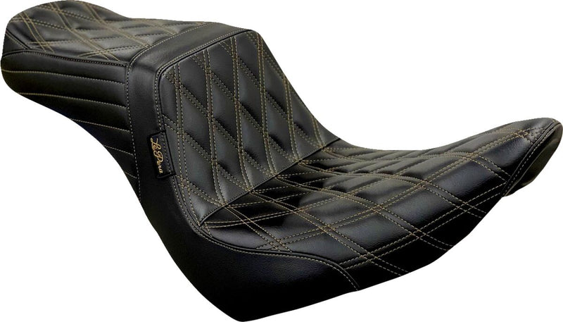 Le Pera Tailwhip Seat Black 2-Up Seat BikerTec #LYR-580DD-CHET