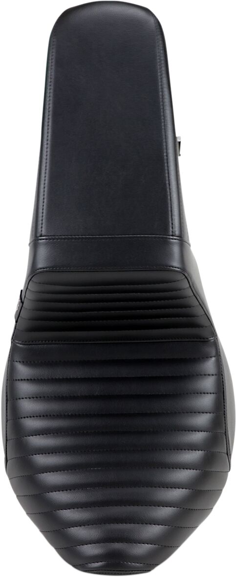 Le Pera Kick Flip Biker Gel Seat Kickflip Black 2-Up Seat Vinyl Each