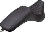 Mustang Tripper Fastback™ Seat for 2018-2026 Harley-Davidson Black 2-Up Seat Foam Polyurethane Each
