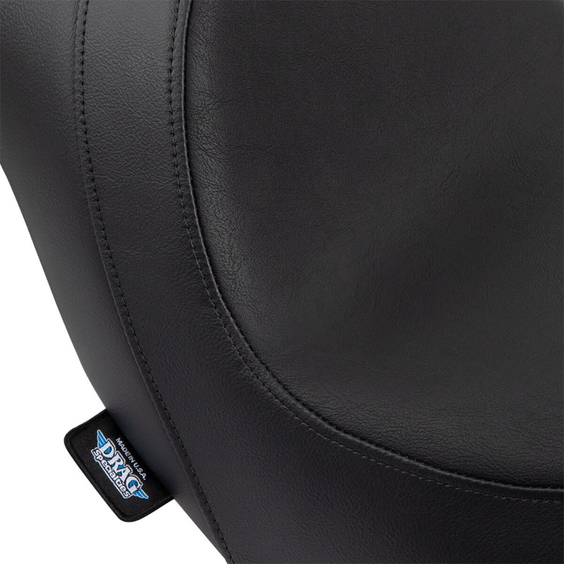Drag Specialties Seats Predator Seat Black Leather Vinyl #0802-1516