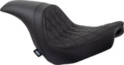 Drag Specialties Seats Predator Seat Black Leather Vinyl #0802-1517