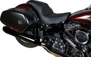 Drag Specialties Seats Predator Seat Black Leather Vinyl #0802-1517