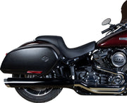 Drag Specialties Seats Predator Seat Black Leather Vinyl #0802-1517