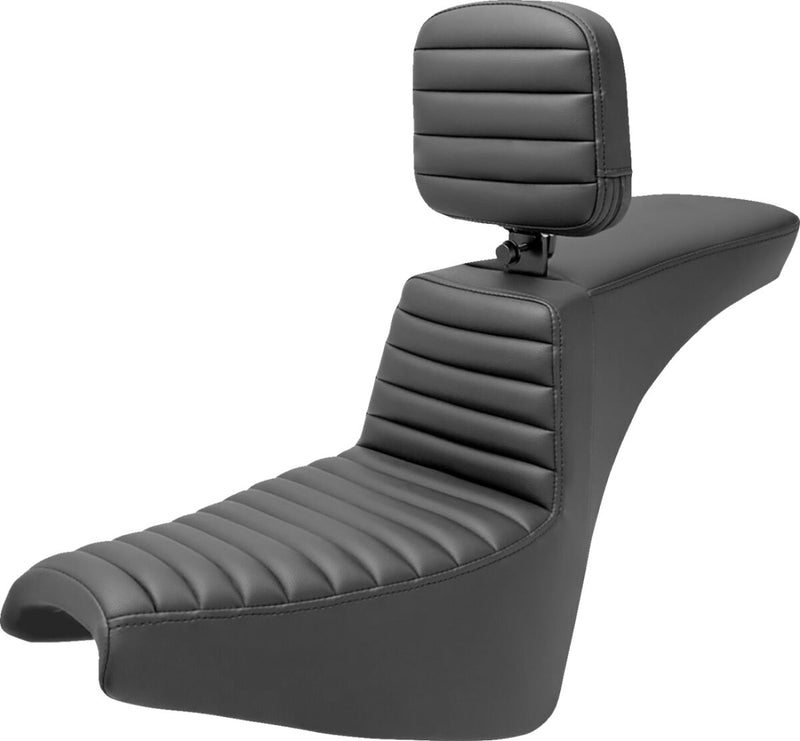 Saddlemen Tour Step-up Seat - 2-Up Seat, Each, Saddlehyde™ - Black for Harley-Davidson Softail 2018-2026