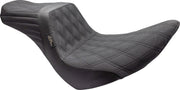 Le Pera Tailwhip Seat Black 2-Up Seat BikerTec