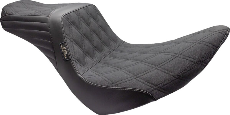 Le Pera Tailwhip Seat Black 2-Up Seat BikerTec