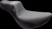 Le Pera Tailwhip Daddy Long Legs Low Rider Seat Black 2-Up Seat BikerTec #LYR-580DLBW