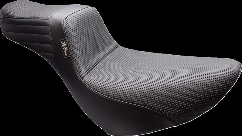 Le Pera Tailwhip Daddy Long Legs Low Rider Seat Black 2-Up Seat BikerTec #LYR-580DLBW