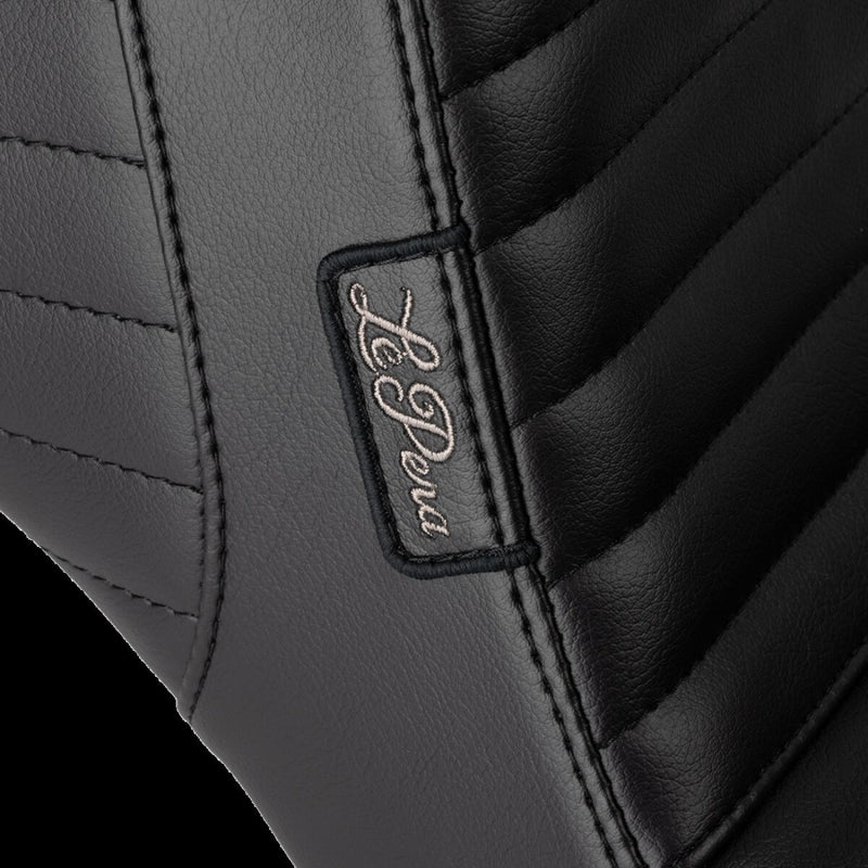 Le Pera Tailwhip Daddy Long Legs Low Rider Seat Black 2-Up Seat BikerTec Each