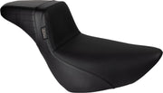 Le Pera Kickflip Daddy Long Legs Low Rider Seat Black Solo BikerTec Vinyl #LYR-590DLBW