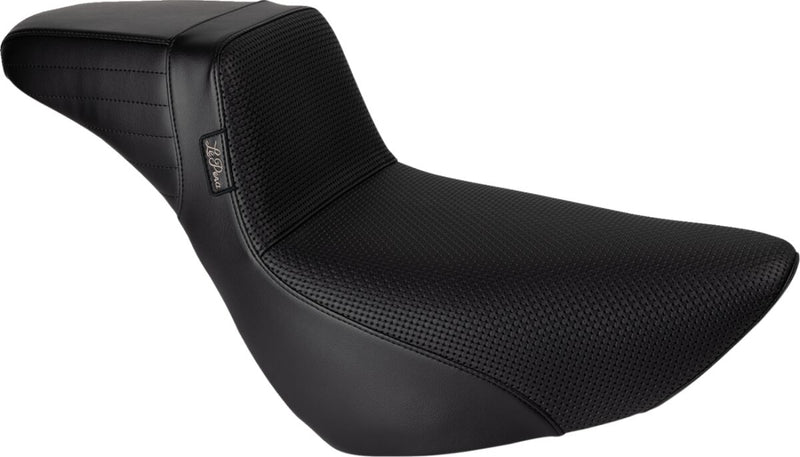 Le Pera Kickflip Daddy Long Legs Low Rider Seat Black Solo BikerTec Vinyl #LYR-590DLBW